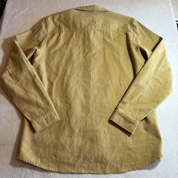 Common Market The Davy Shirt Button Down Shirt M Medium Tan Casual Cotton - Picture 8 of 9
